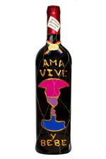 Cargar imagen en el visor de la galería, Botella Vino Jumilla Regalo Bandera Bisexual- Delampa
