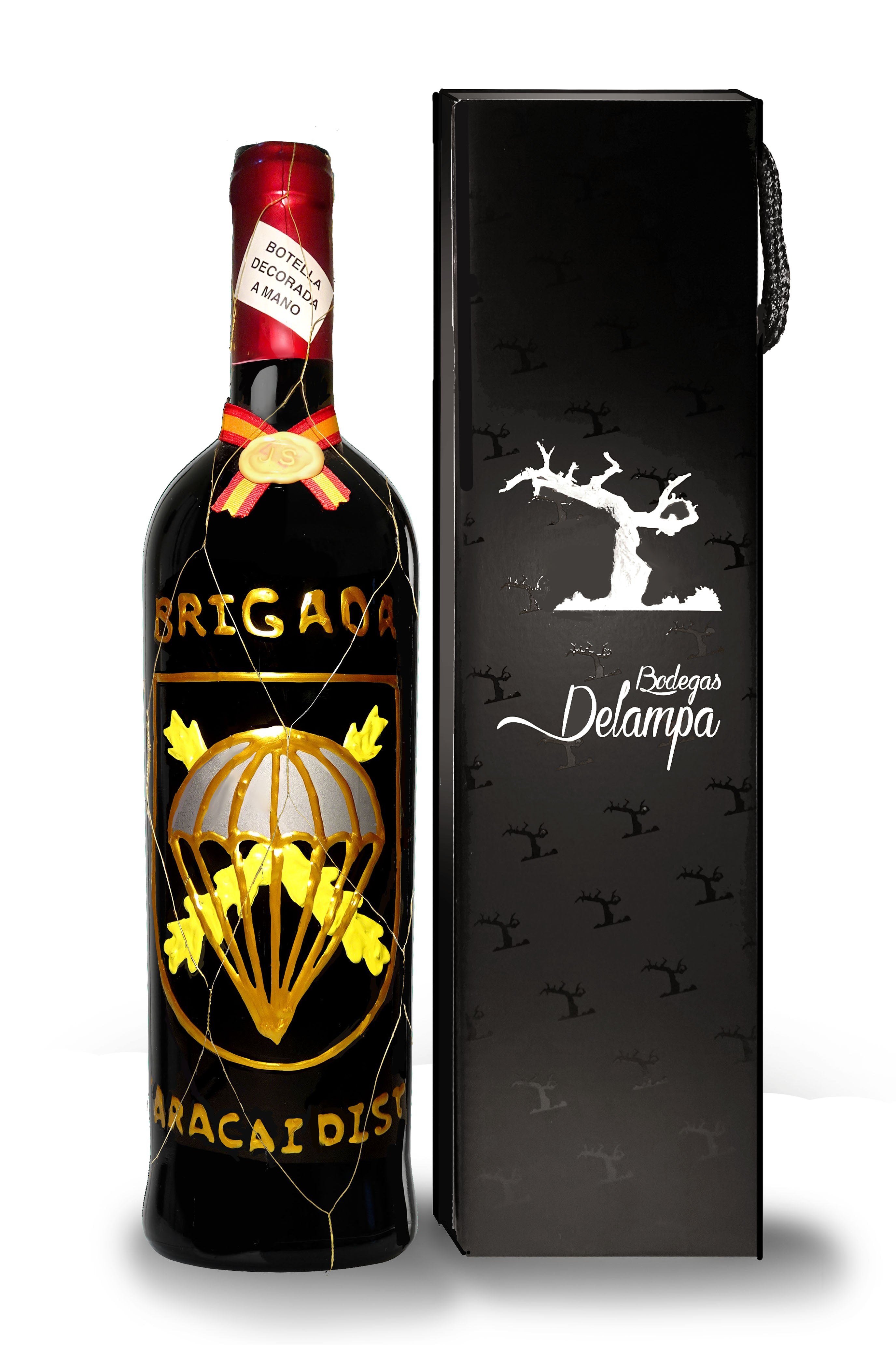 Botella Vino Brigada Paracaidista - Delampa