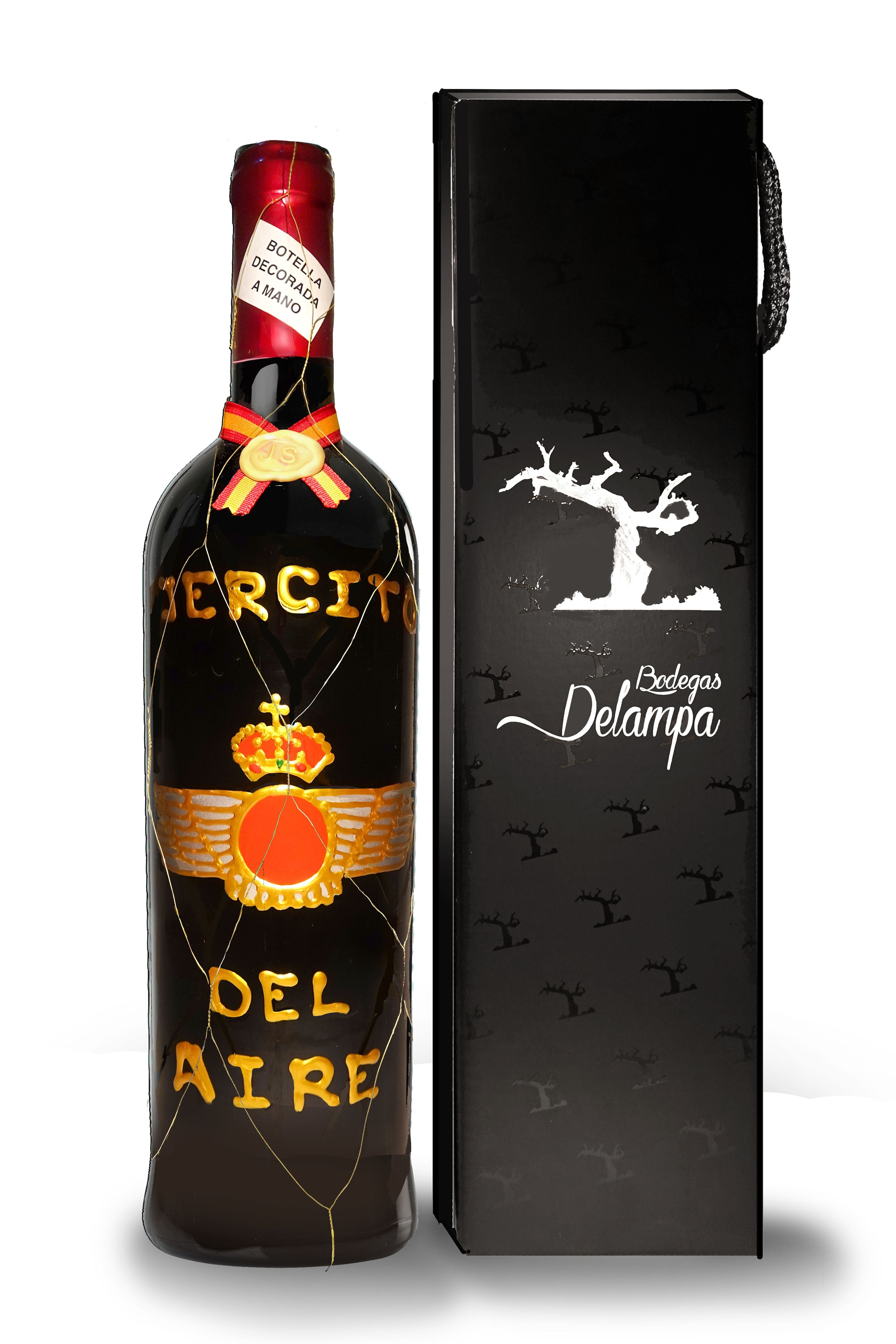 Botella vino Ejercito Aire - Delampa