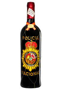 Botella vino Policia Nacional - Delampa
